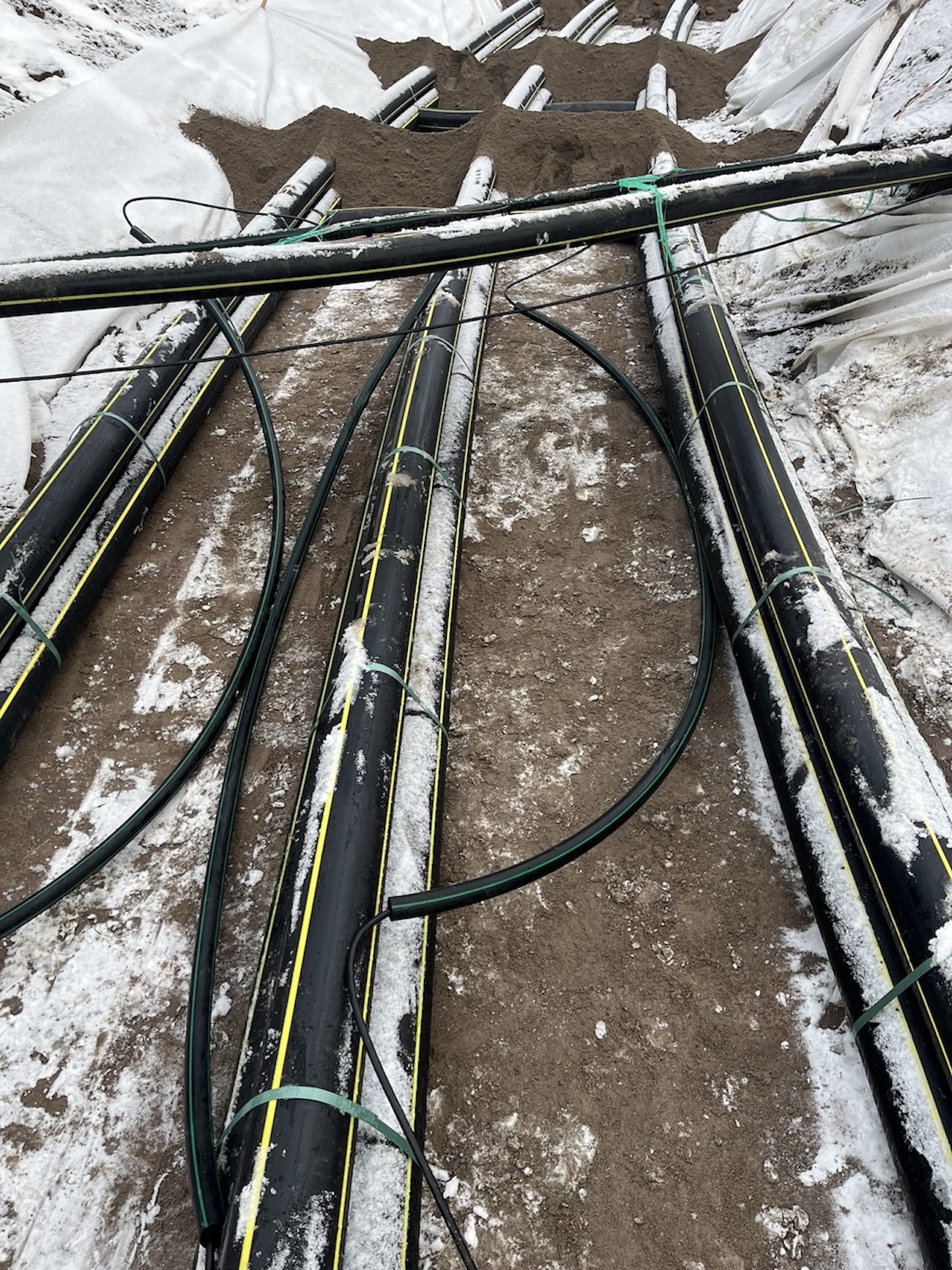 IMG_0821 Kabelförläggning Gävle, Ersbo-Stackbo, 130kV, projekt av Markax, schaktning och ledningsarbeten, förberedelse av mark för kabelkanalisation